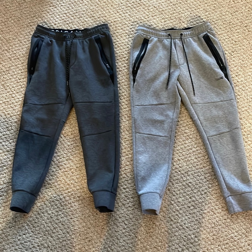 Two pairs, American eagle men’s size medium joggers